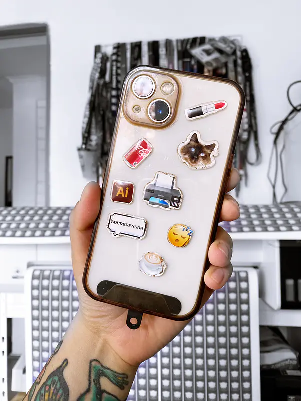 Porta celular para lanyard 2