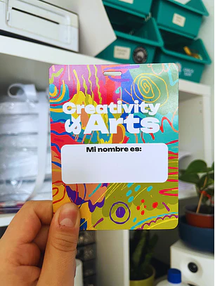Credencial de cartón 