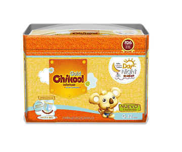 Pañales Chikool Gold Pants Talla G Pack 192 Un (6 paquetes x 32 unidades)