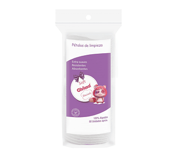 Pétalos Desmaquillantes 80 unidades (24 paquetes x caja) 