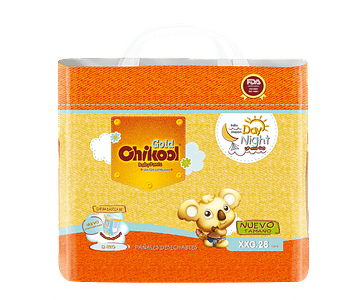 Pañales Chikool Gold Pants Talla XXG Pack 168 Un (6 paquetes x 28 unidades)
