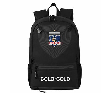 Mochila Niño Colo-Colo Negra