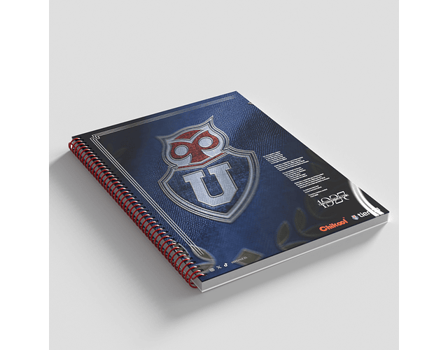 Cuaderno Top Triple U De Chile 7mm 150hjs. 6 unidades por paquete 