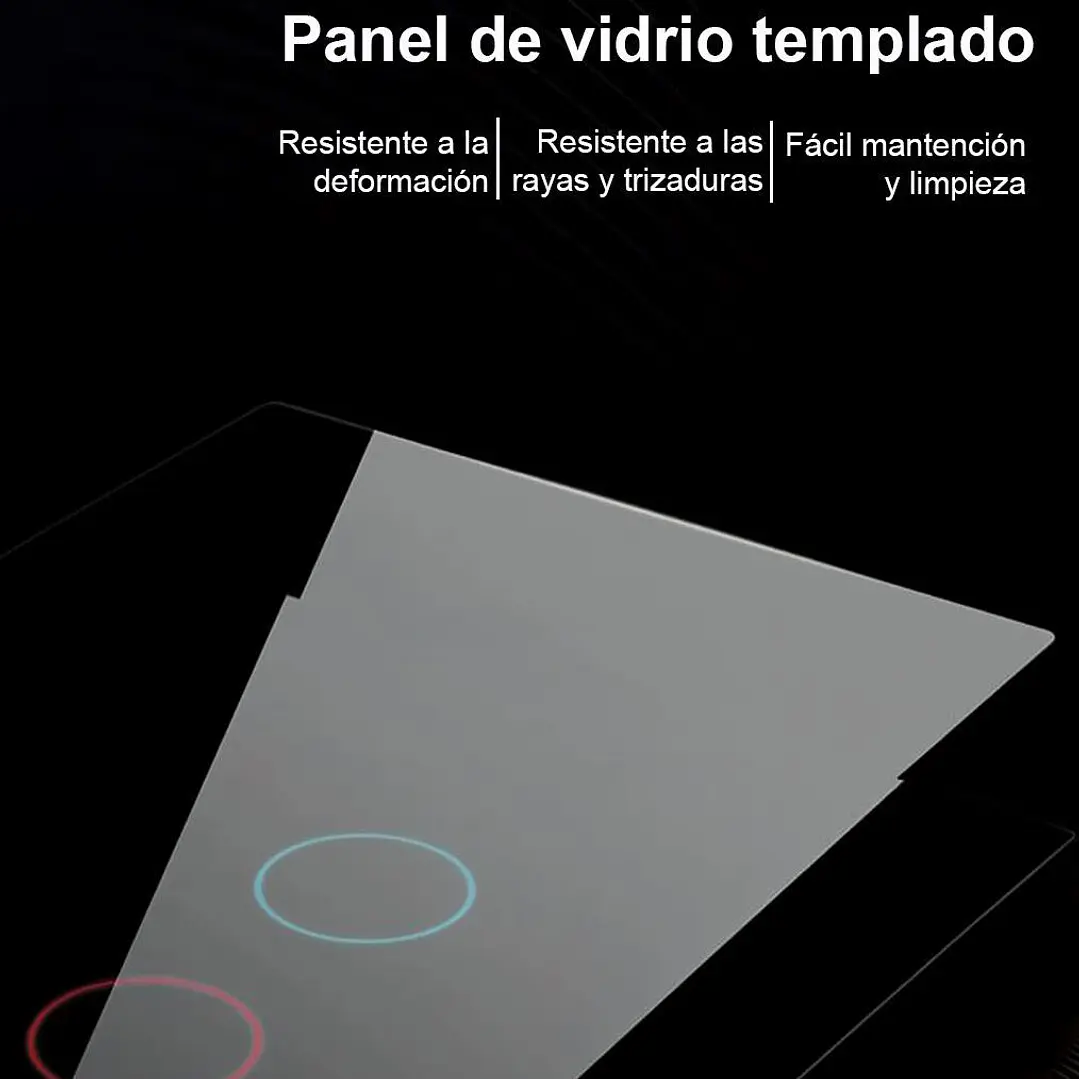 Interruptor Inteligente WiFi un efecto 9/32 - Negro 3