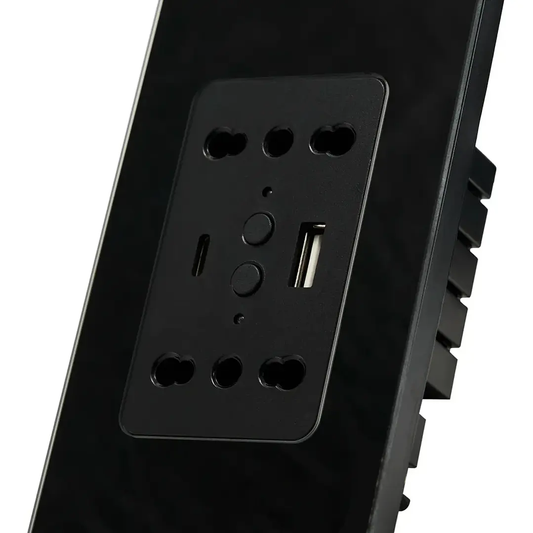 Enchufe Inteligente Wifi Doble + Usb + C - Negro 1