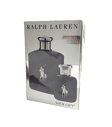 Ralph Lauren  Polo Black Travel Exclusive Edt 125Ml+15Ml Hombre Estuche