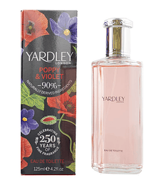 Yardley London Poppy & Violet Edt 125Ml Mujer
