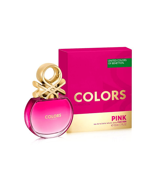 Benetton Pink Woman  Edt 50Ml Mujer