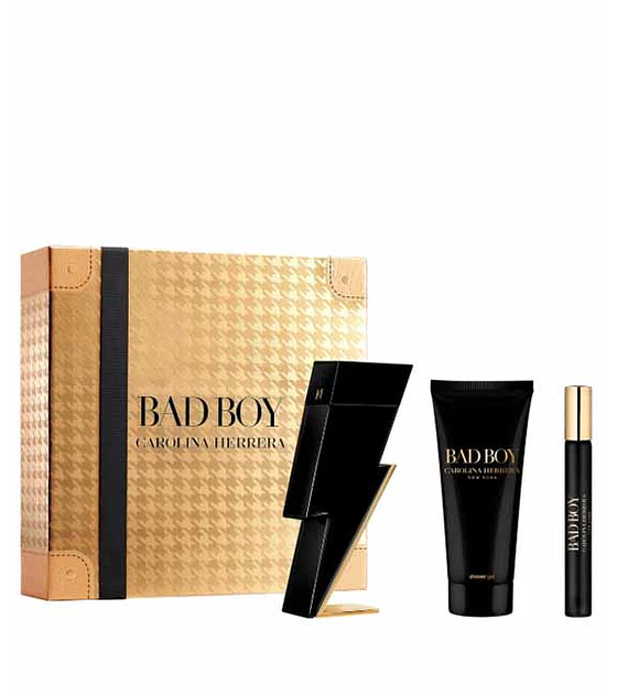 Carolina Herrera Bad Boy 100ML+10ML+Gel Ducha EDT Hombre Estuche