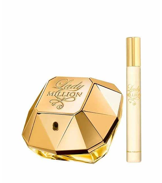 Paco Rabanne Lady Million 50ML+10ML EDP Mujer Estuche