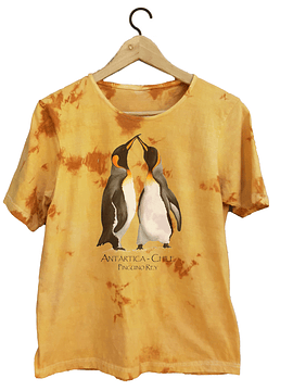 Polera adulto batik pingüino rey