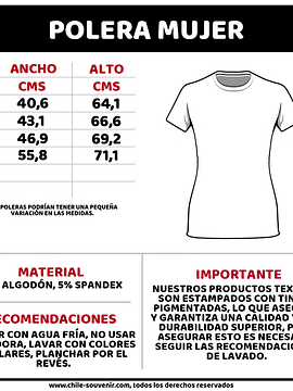 Polera Mitología de Chile tazón