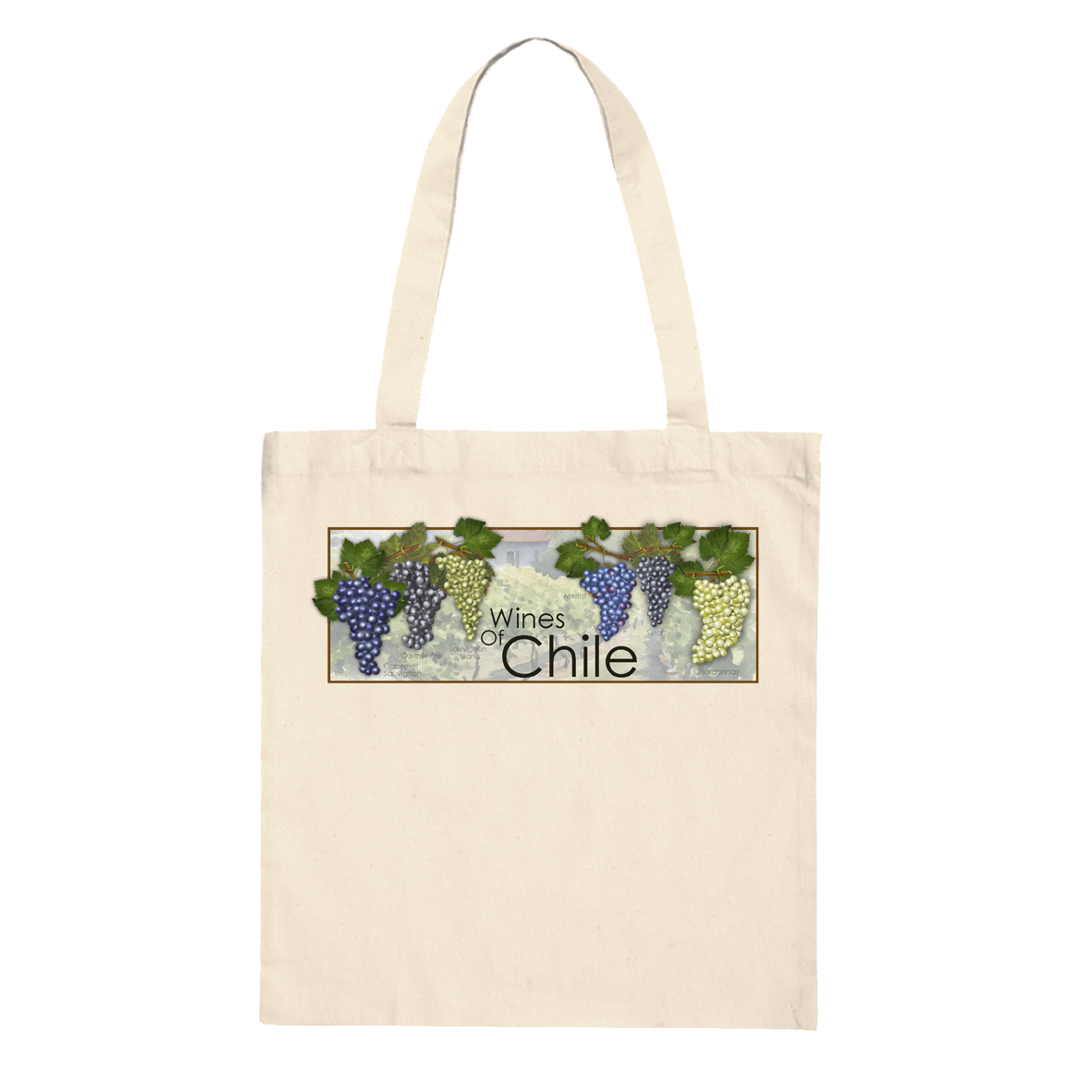 Tote bag cepas de Chile