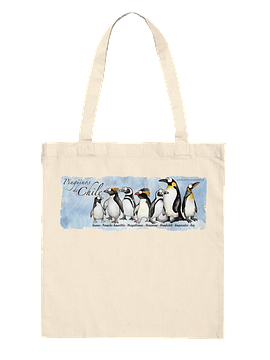 Tote bag pingüinos de Chile