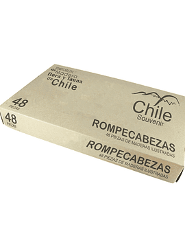 Rompecabeza madera 48P hongos venenosos de Chile