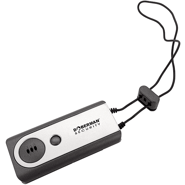 Doberman Security Portable Door Alarm with Flash Light