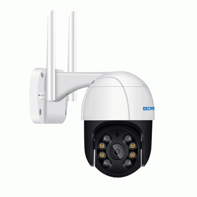 Cámara IP WiFi  5MP PTZ, Escam, IR 20M con detección de movimiento y seguimiento automático.