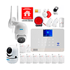 Kit Domotico advance, Alarma GSM Wifi Heimdall Advance y cámaras escam ip wifi 