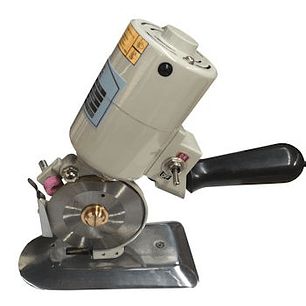 Cortadora de Tela BSQ YCM-35 – Cuchilla Circular 3½″, 150 W, Afilado Automático y Corte Preciso de 22 mm