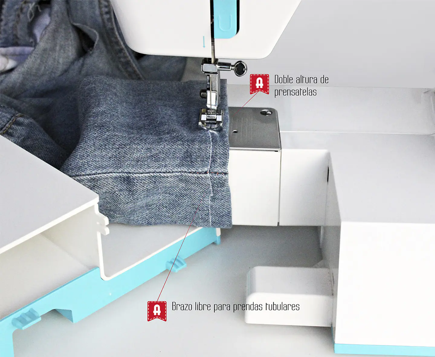 Máquina De Coser Alfa Style 30 Potente Para Jeans  6