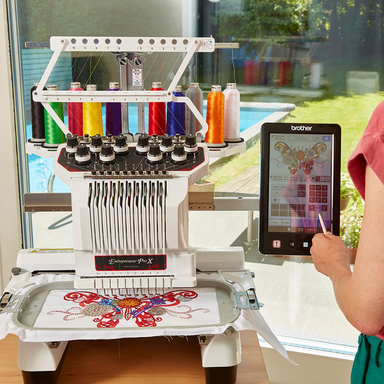 BORDADORA BROTHER MOD PR-1050X 8