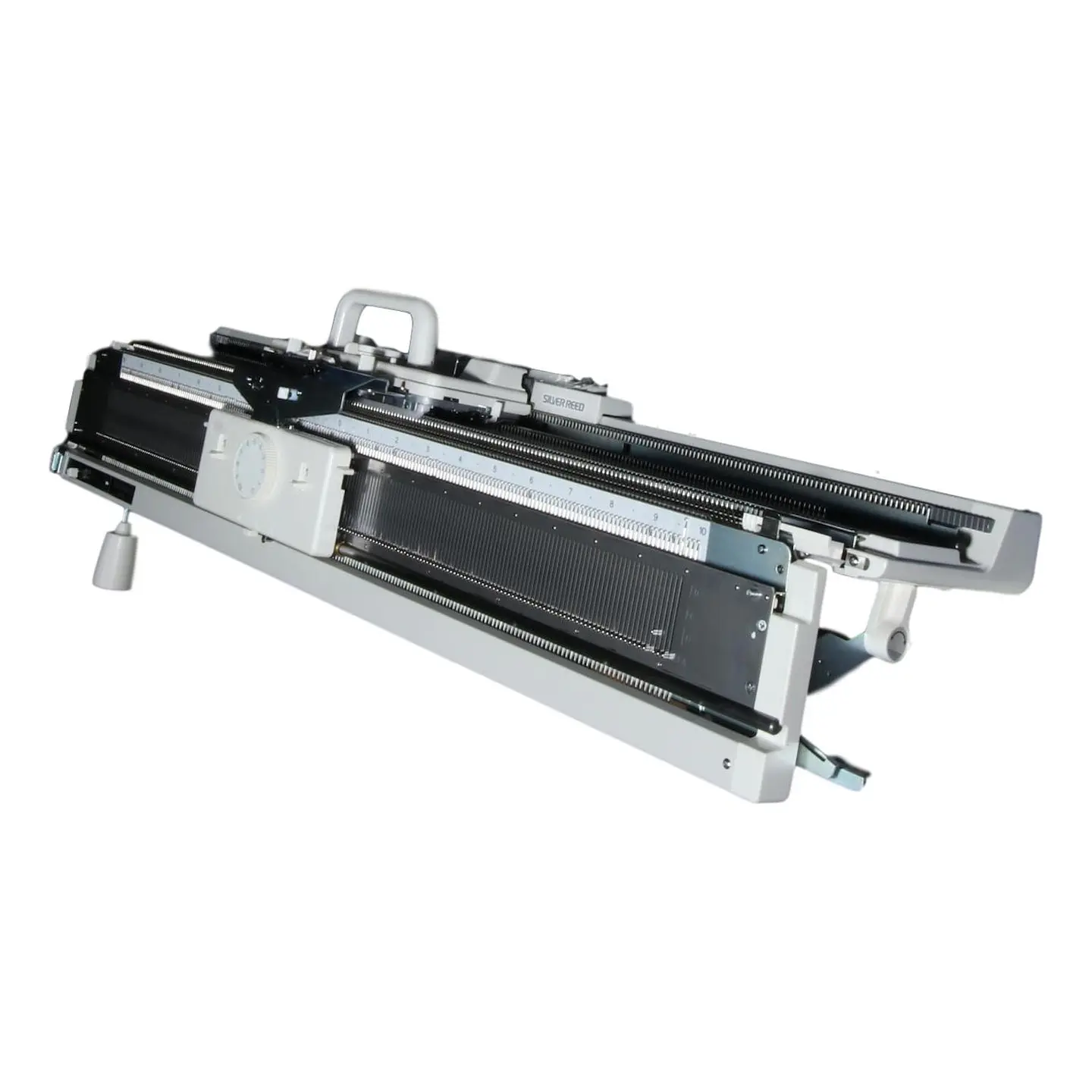 Máquina Tejedora SK280 Doble Cama – 200 Agujas, Galga 4G, Tarjetas Perforadas | Tejido Fino y Mediano Profesional 4