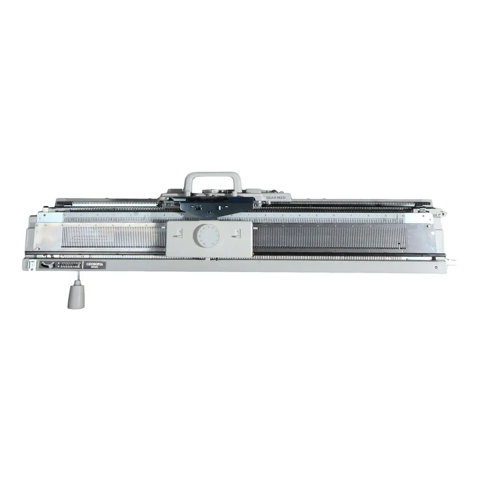 Máquina Tejedora SK280 Doble Cama – 200 Agujas, Galga 4G, Tarjetas Perforadas | Tejido Fino y Mediano Profesional 5