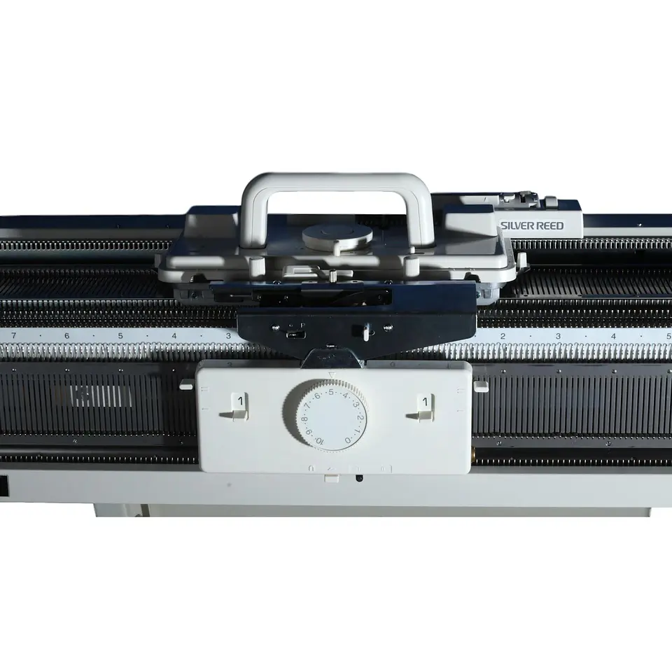 Máquina Tejedora SK280 Doble Cama – 200 Agujas, Galga 4G, Tarjetas Perforadas | Tejido Fino y Mediano Profesional 6