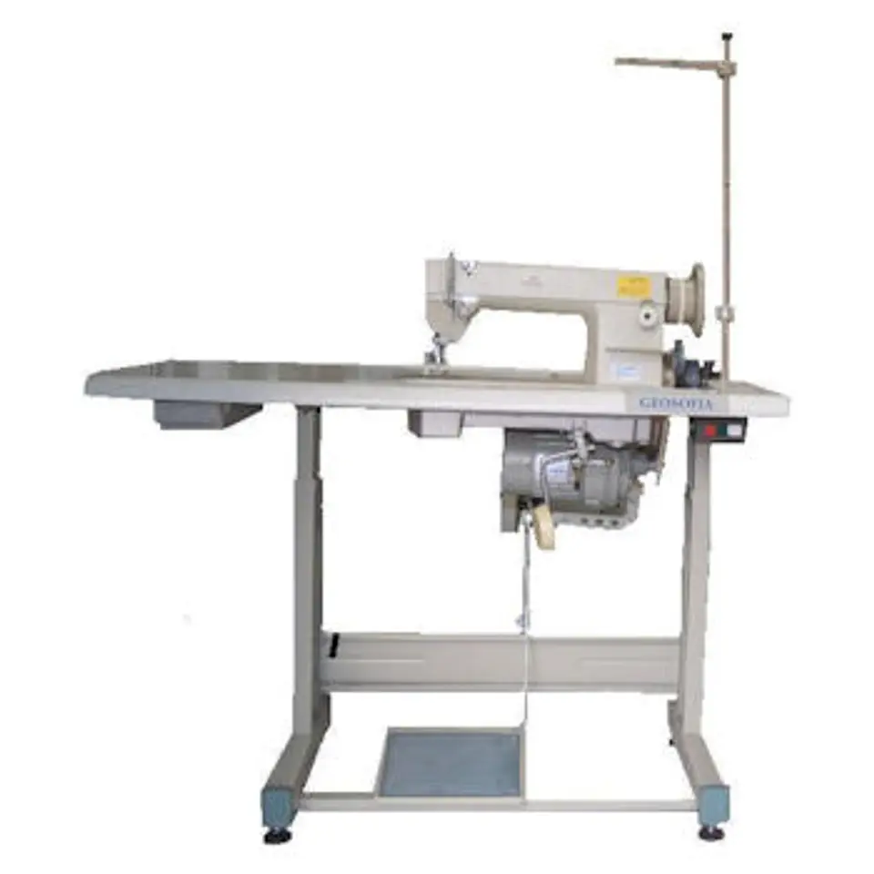 Recta Industrial BSQ MOD 303 Arrastre Combinado – Tapicería y Textiles Pesados, 3000 p/min, Mesa incluida 3