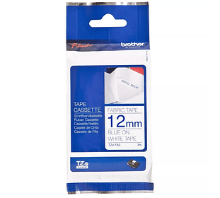 TZEFA3 CINTA TEXTIL  AZUL 12 MM X 3MT