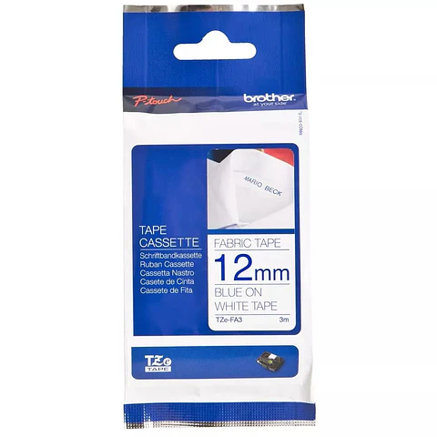 TZEFA3 CINTA TEXTIL  AZUL 12 MM X 3MT