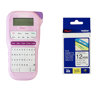 ETIQUETADORA PT-H110PK + CINTA TZE-231