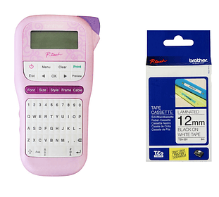 ETIQUETADORA PT-H110PK + CINTA TZE-231