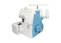 OVERLOCK ALFA MOD 8708 - Maquina de 4 Hilos, Brazo Libre, Velocidad 1200 ppm