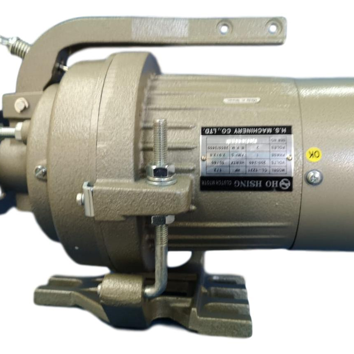 Motor 1/2 HP de Embrague para Máquina de Coser Industrial – 3450 RPM 1