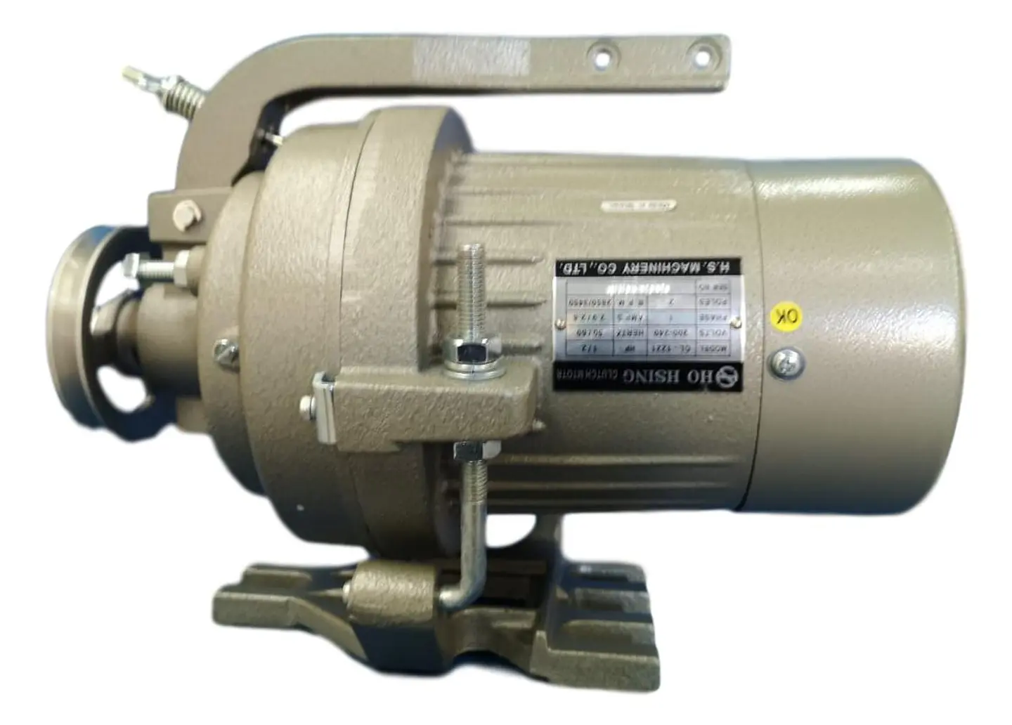 Motor 1/2 HP de Embrague para Máquina de Coser Industrial – 3450 RPM 1