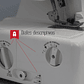 OVERLOCK ALFA MOD 8708 - Maquina de 4 Hilos, Brazo Libre, Velocidad 1200 ppm - thumbnail 3