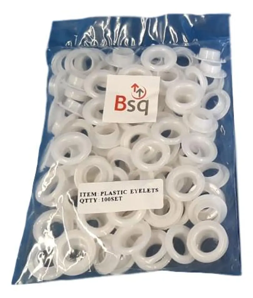 OJETILLO PLASTICO DE 1/2 PULGADA PARA CORTINA DE BAÑO 1