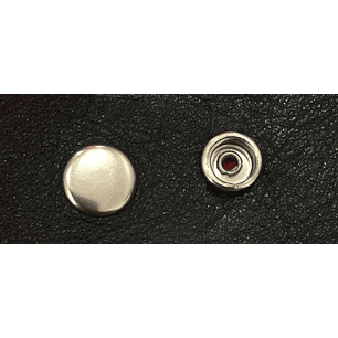 BROCHE PRESION MEDIANO 12.5 MM NIQUELADO / CIENTO