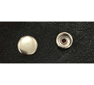 BROCHE PRESION MEDIANO 12.5 MM NIQUELADO / CIENTO