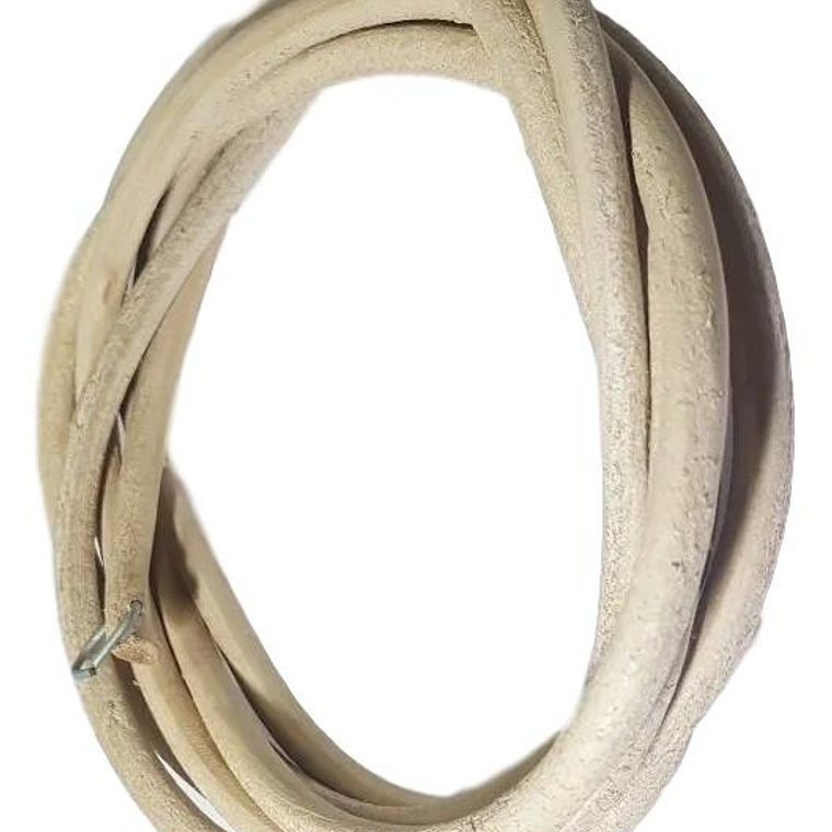 CORREA DE CUERO 5 MM DE DIÁMETRO Y 1,85 MTS DE LARGO  1