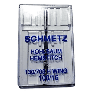 Aguja SCHMETZ 130/705 H Wing 100/16 – Efectos decorativos con alas