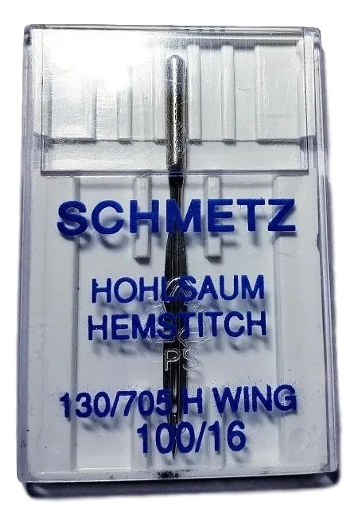 Aguja SCHMETZ 130/705 H Wing 100/16 – Efectos decorativos con alas 1