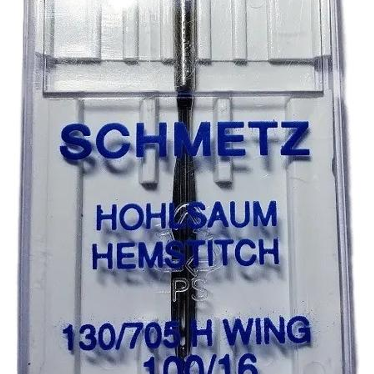 Aguja SCHMETZ 130/705 H Wing 100/16 – Efectos decorativos con alas 1