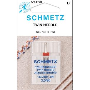 Aguja Schmetz Doble 3 mm
