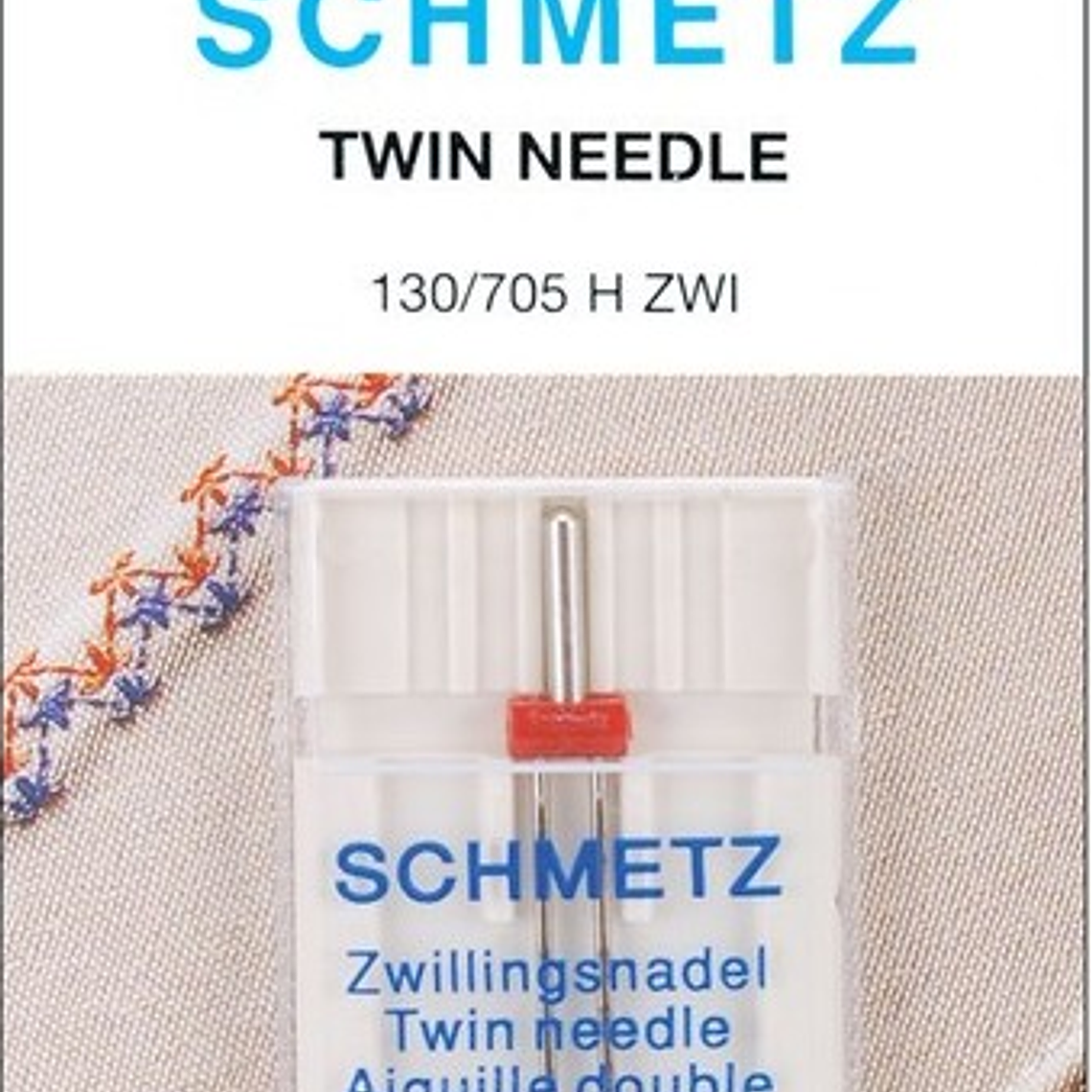 Aguja Schmetz Doble 3 mm 1