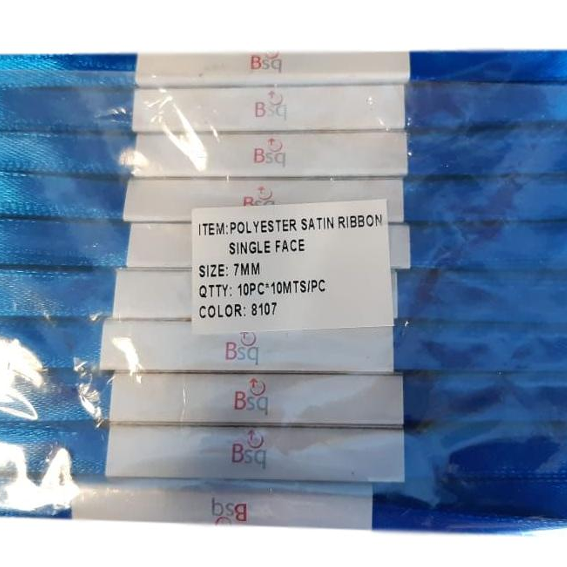 CINTA SATIN AZUL REY  BSQ 7 MM  X 100 MT 1