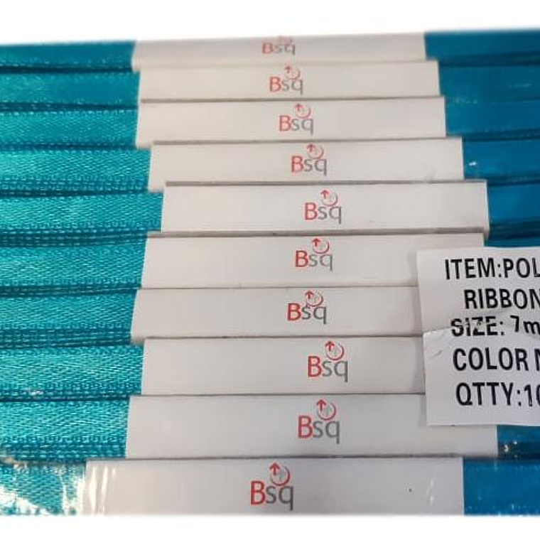 CINTA SATIN CALIPSO  BSQ 7 MM  X 100 MT 1