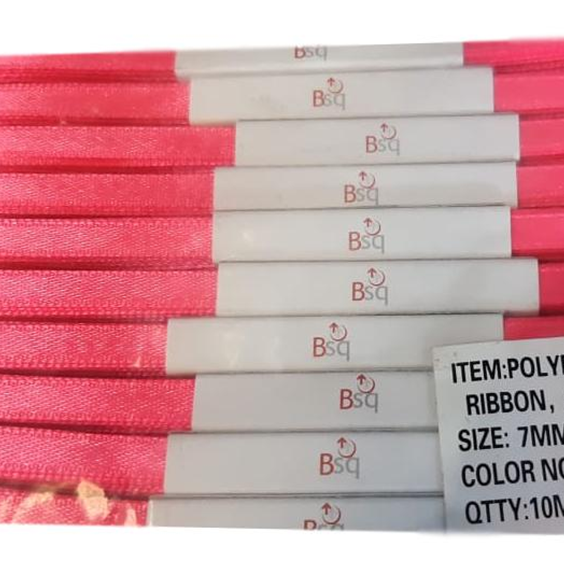 CINTA SATIN FUCSIA  BSQ 7 MM  X 100 MT 1