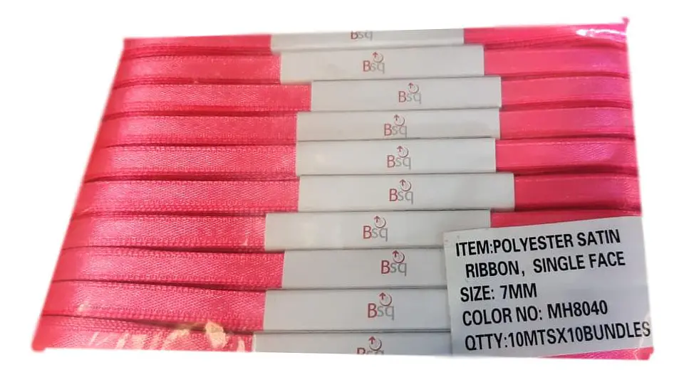 CINTA SATIN FUCSIA  BSQ 7 MM  X 100 MT 1